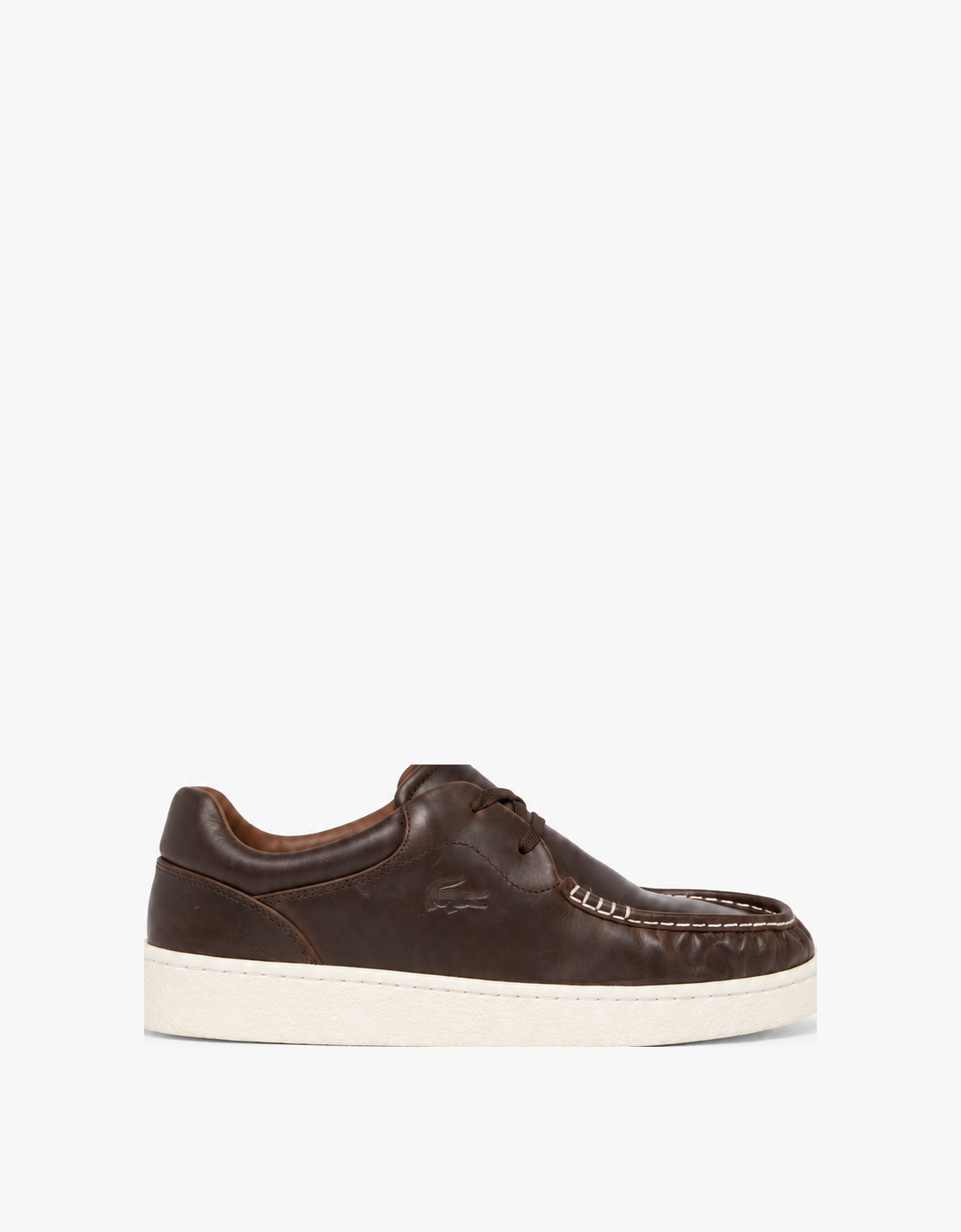 Zapato piel Claylow marrón beige vista lateral