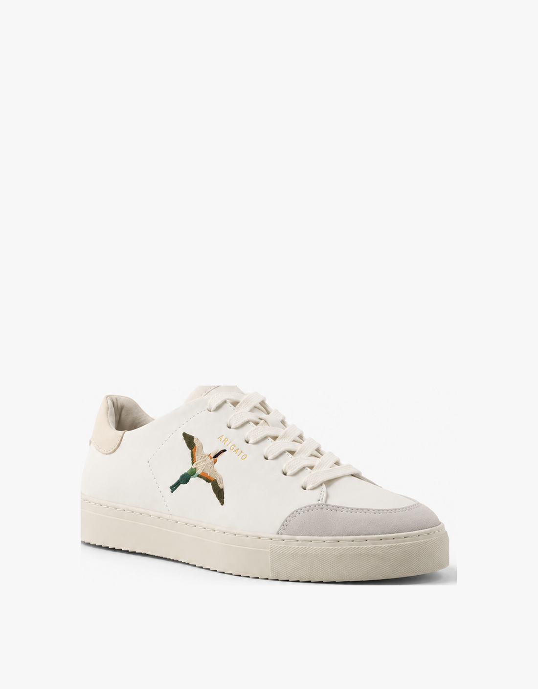 Clean 90 Triple B Bird blanco beige vista tres cuartos