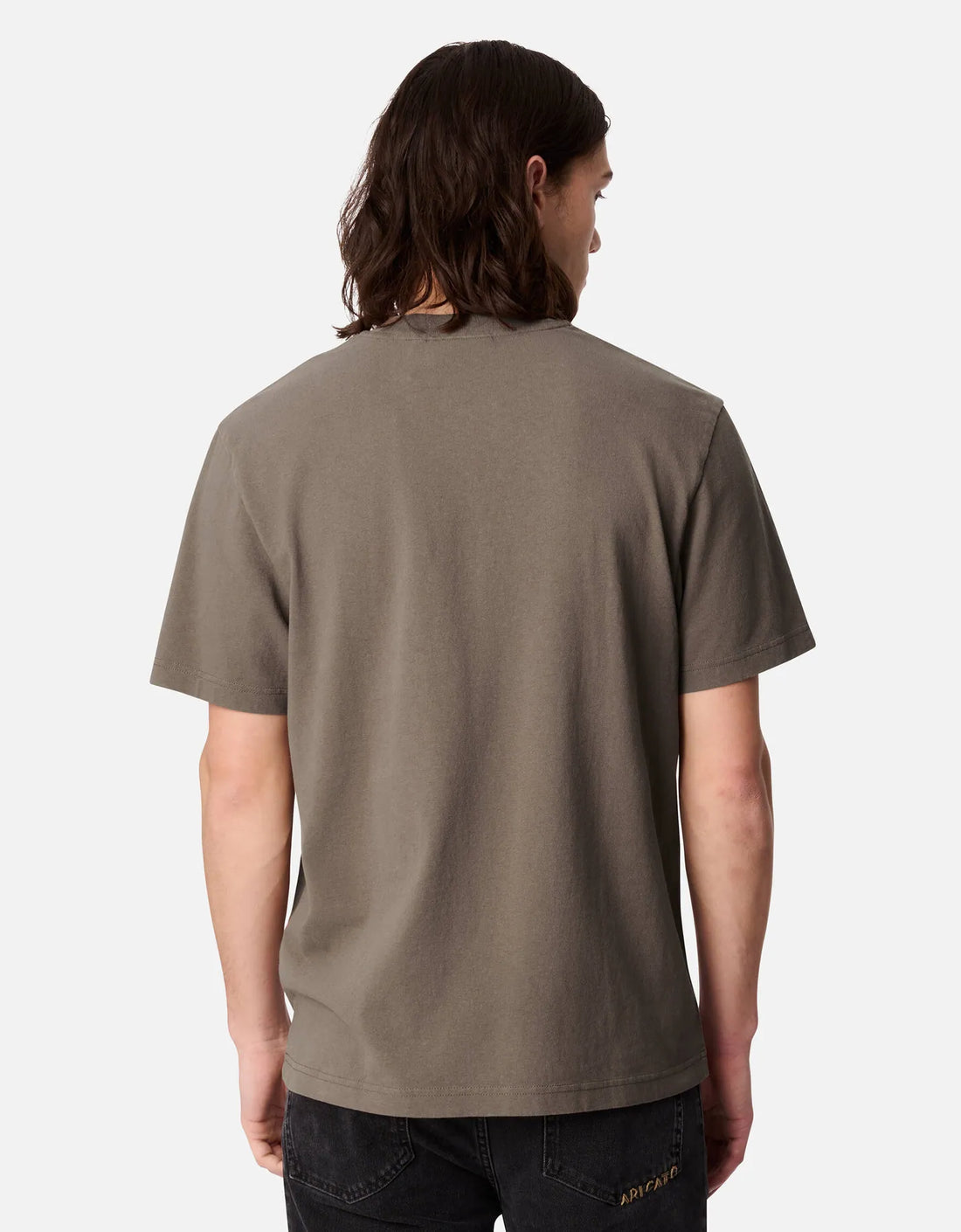 Camiseta "Micro Bee Bird" Marrón café – trasera