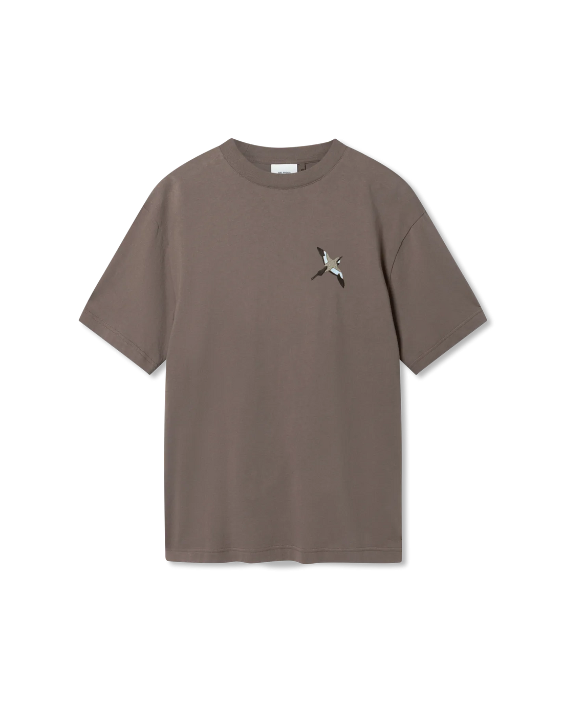 Camiseta "Micro Bee Bird" Marrón café – producto