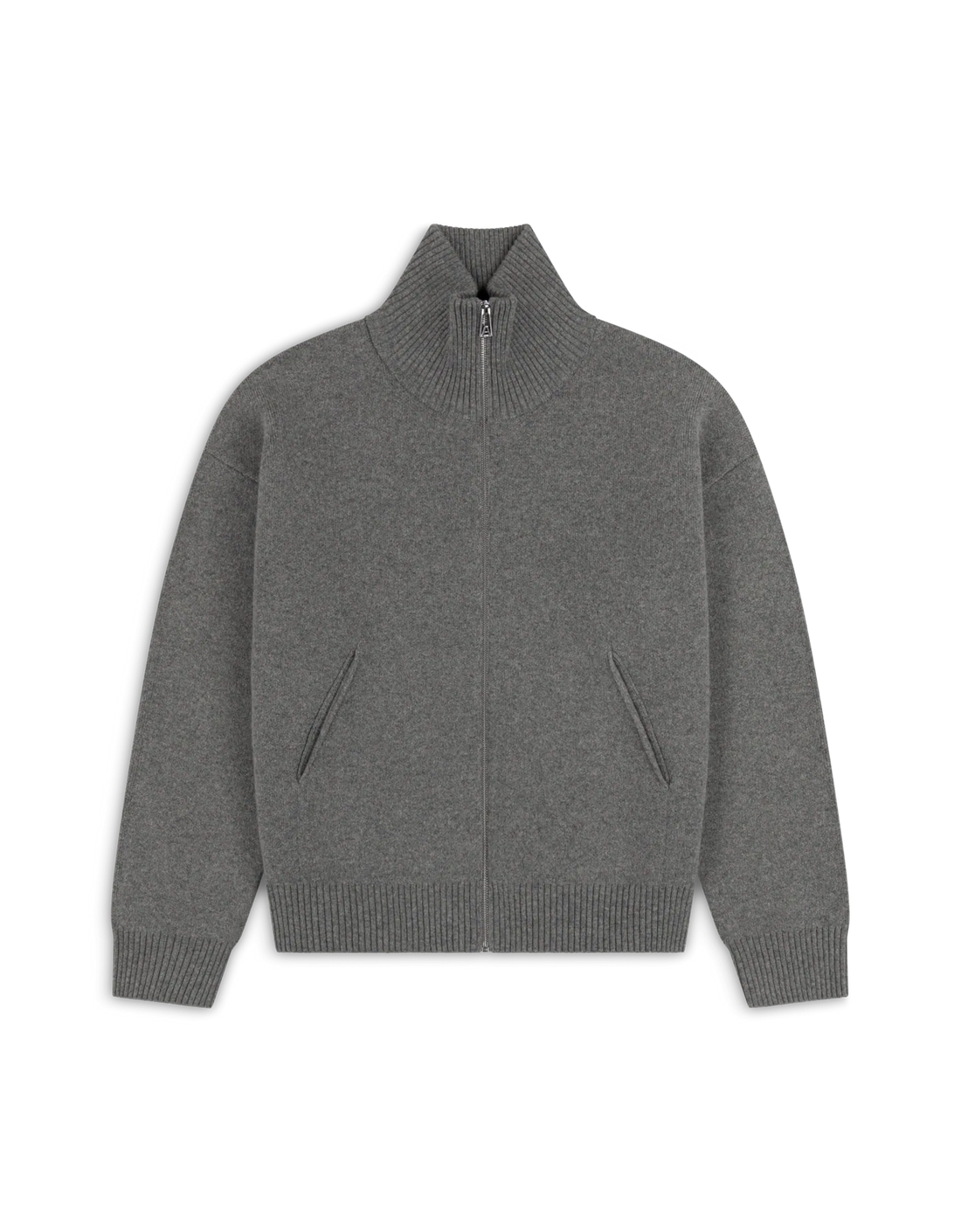 Jersey con cremallera "Core" – gris producto