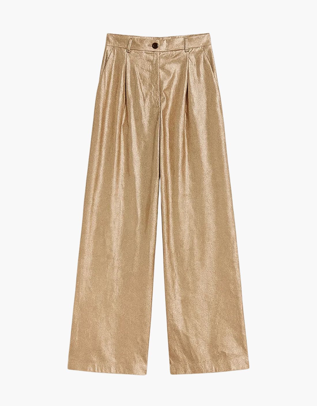 pantalon à paillettes dorées