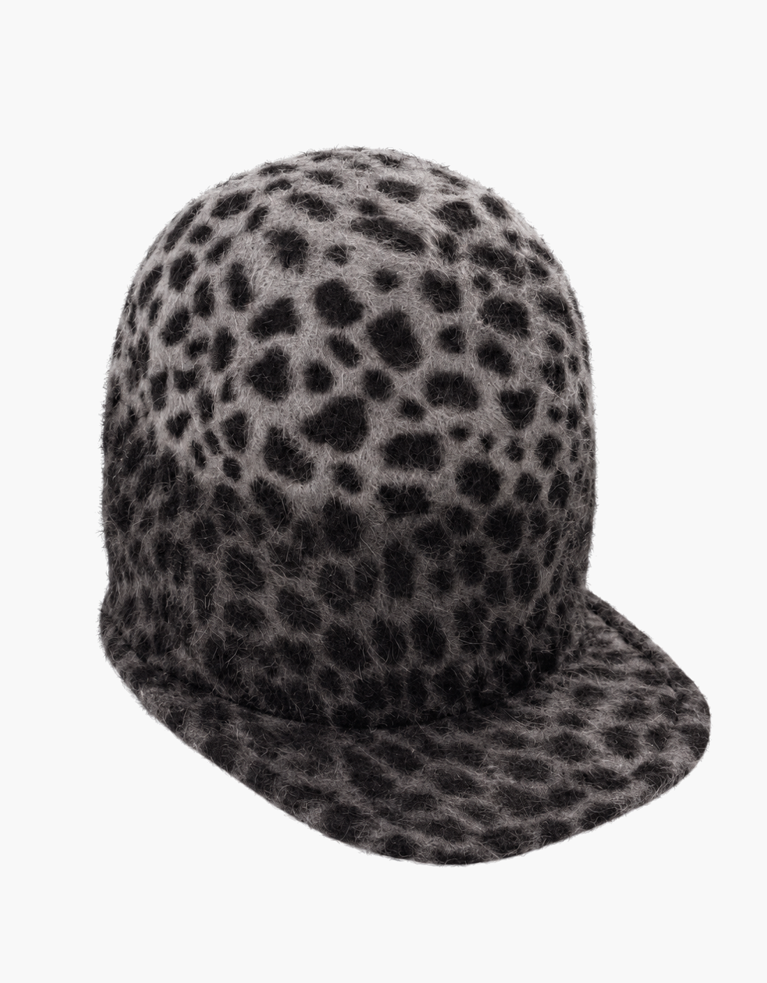 Gorra lana leopardo gris "Dome Ball Cap" — vista del producto