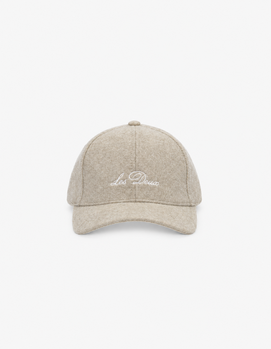 Gorra lana espiga Signature beige - vista frontal