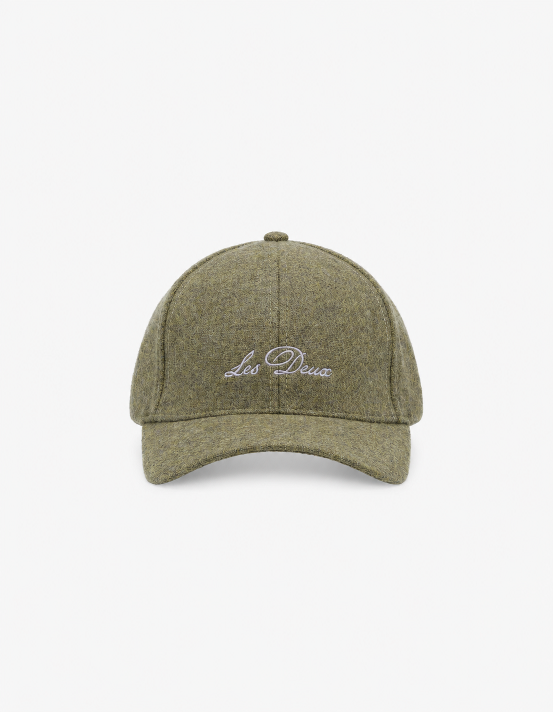 Gorra lana espiga Signature verde - vista frontal