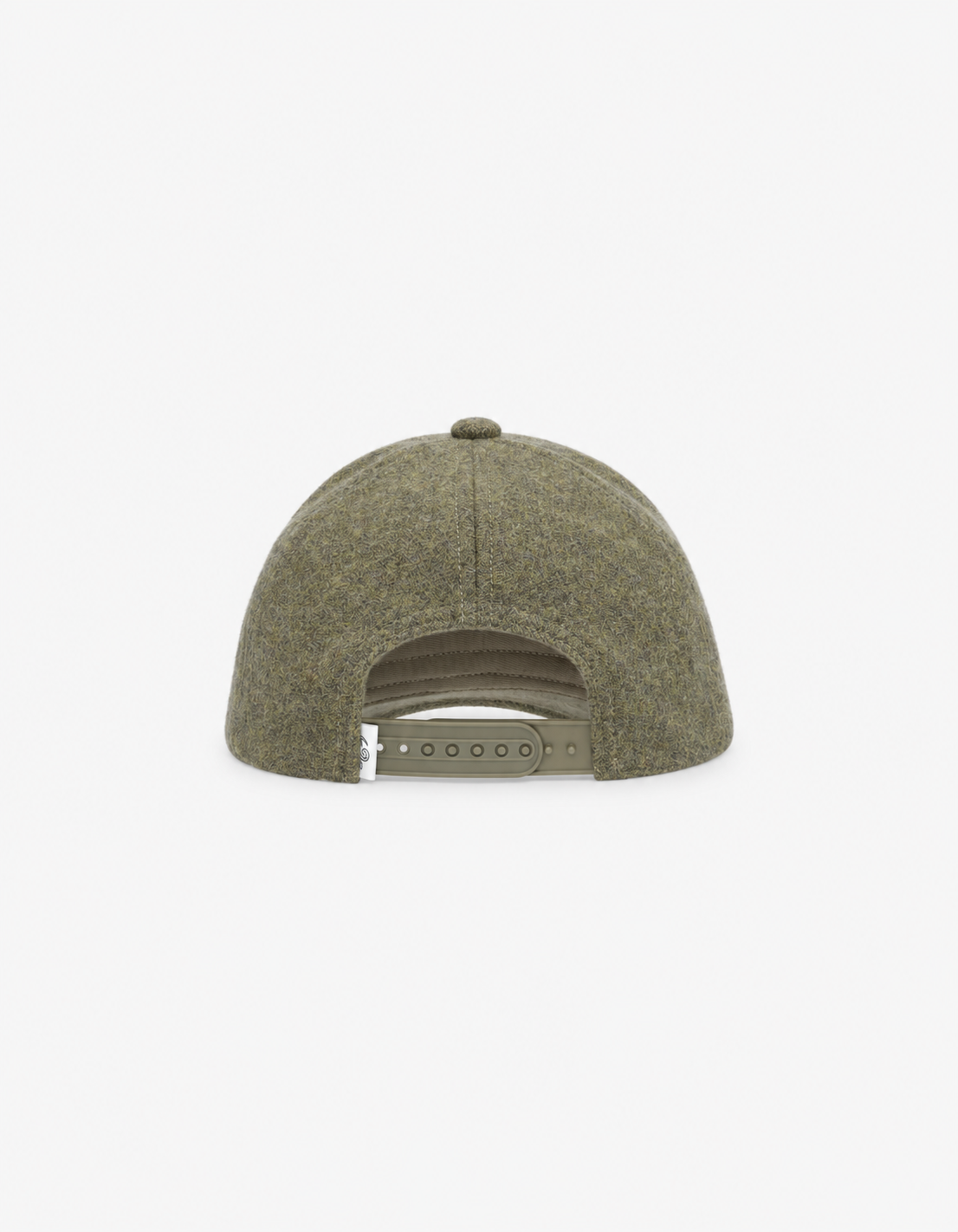 Gorra lana espiga Signature verde - vista trasera