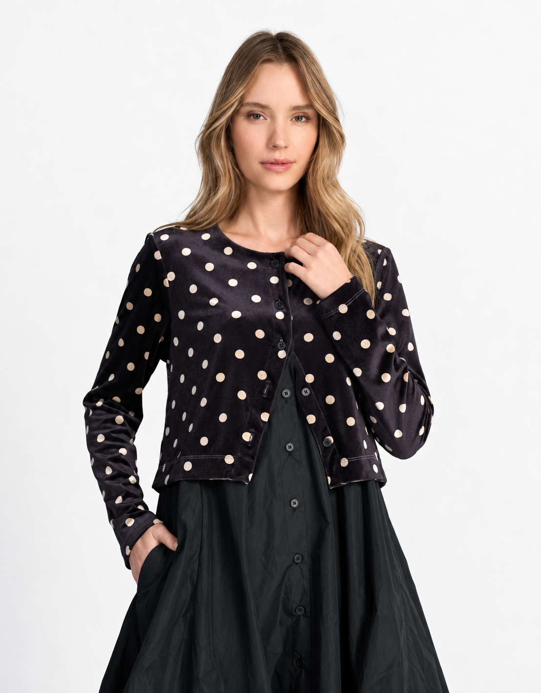 Vestido chaqueta topos "Polka" – vista 3