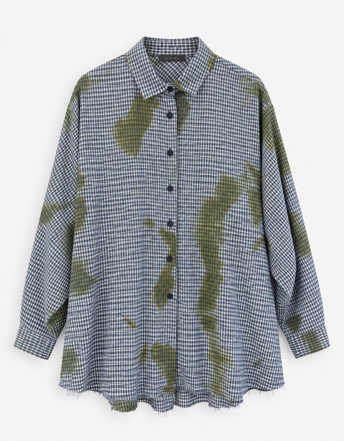 Camisa cuadros Vichy Stain azul frontal