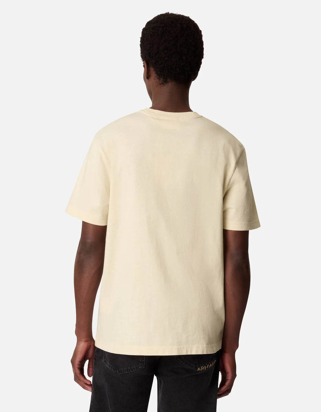 Camiseta "Micro Bee Bird" Beige claro – trasera