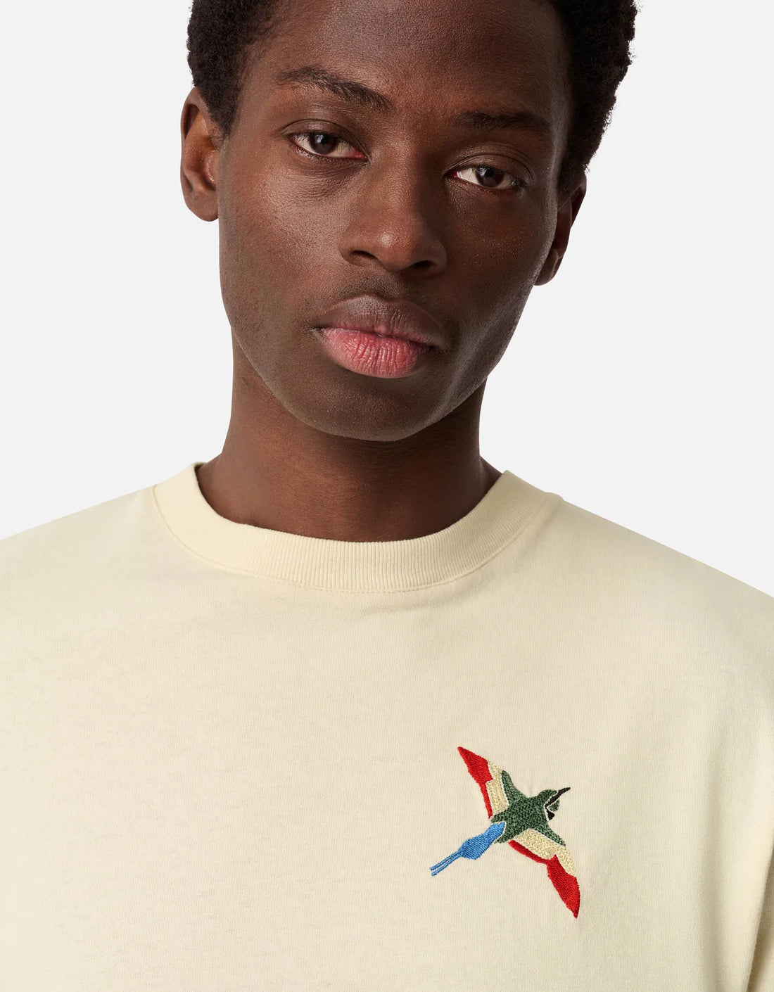 Camiseta "Micro Bee Bird" Beige claro – vista adicional