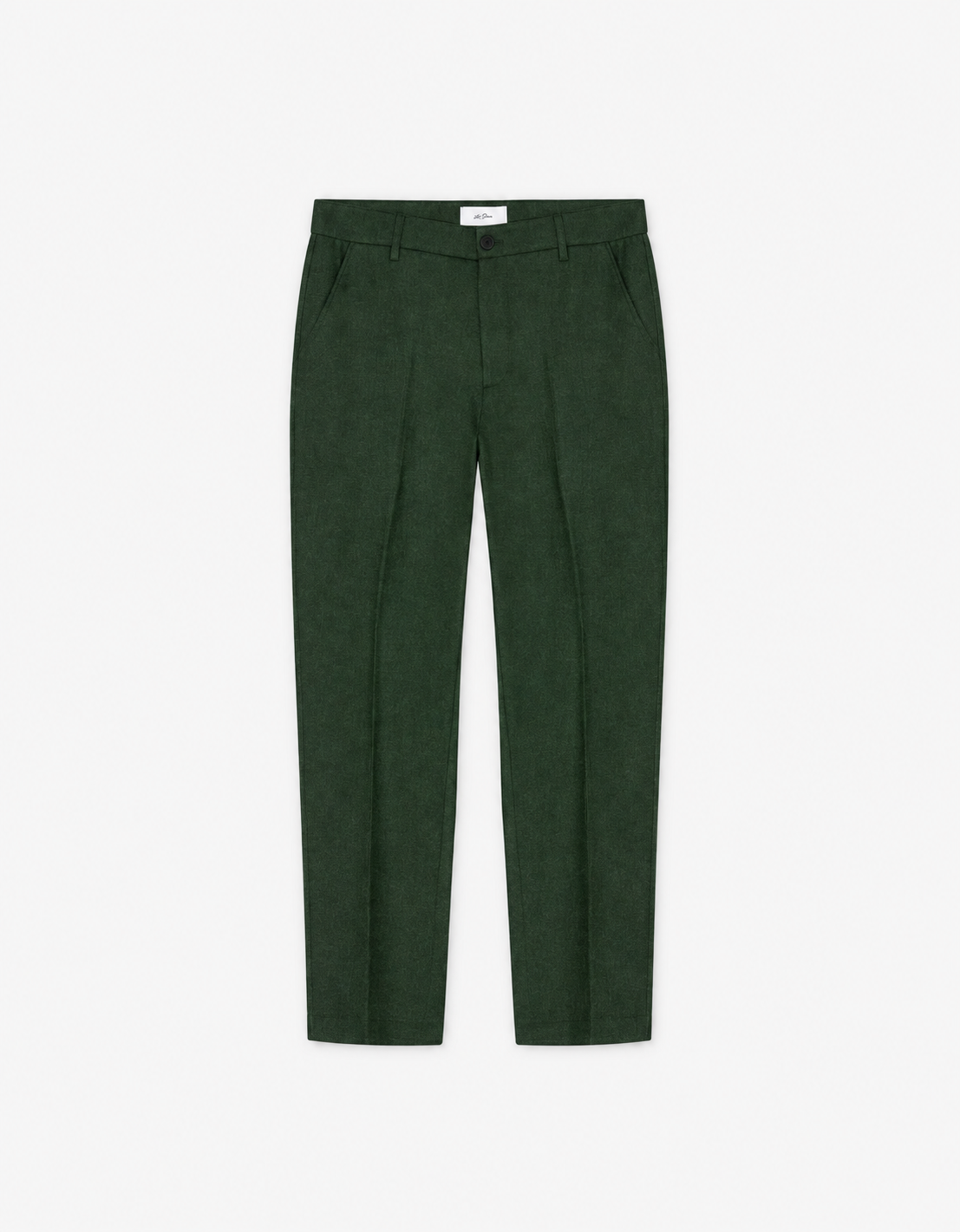 Pantalón traje lana Wool Regular verde oscuro - producto frontal