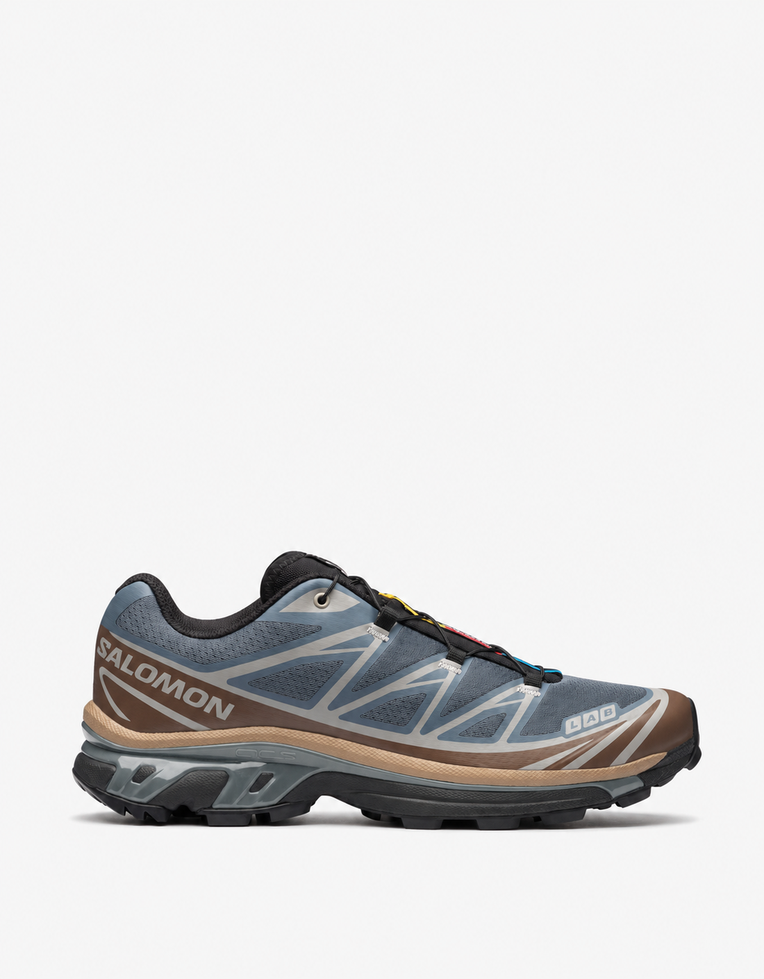Salomon - XT-6 (Stormy Weather / Mustang / Stormy Weather) — lateral