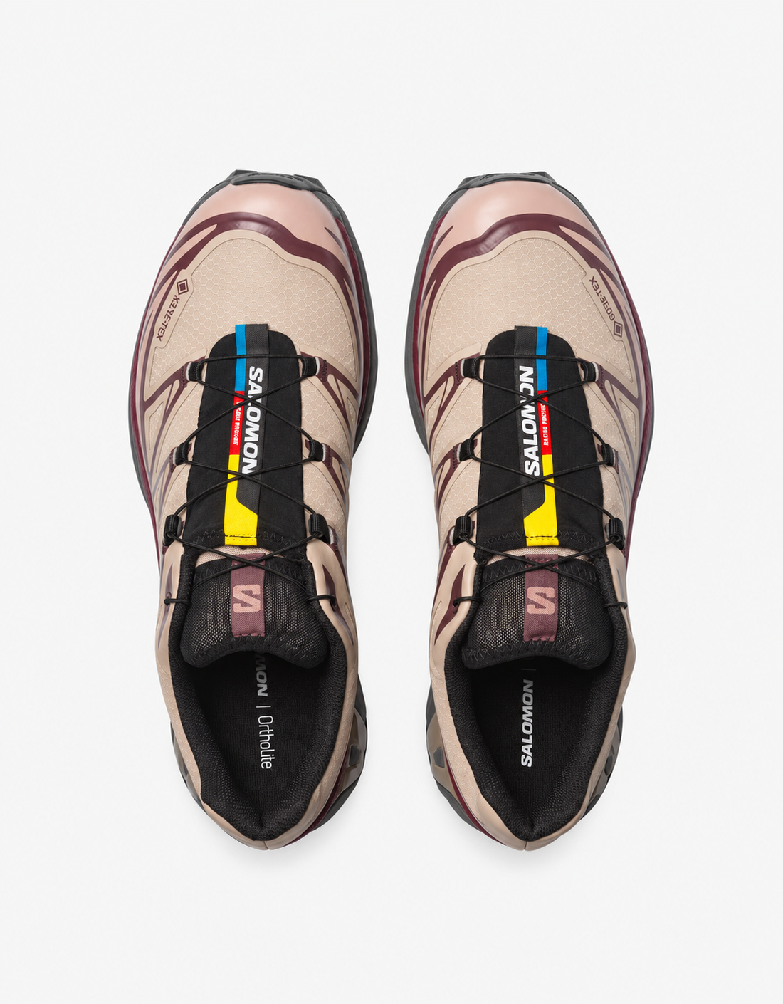 Salomon - XT-6 GTX (White Pepper / Shadow Gray / Huckleberry) — superior
