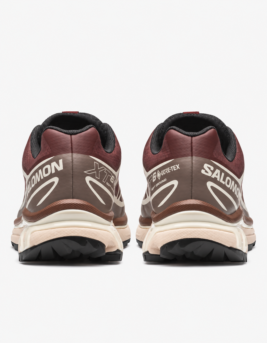 Salomon - XT-6 GTX (Bitter Chocolate / Iron / Vanilla Ice) — trasera