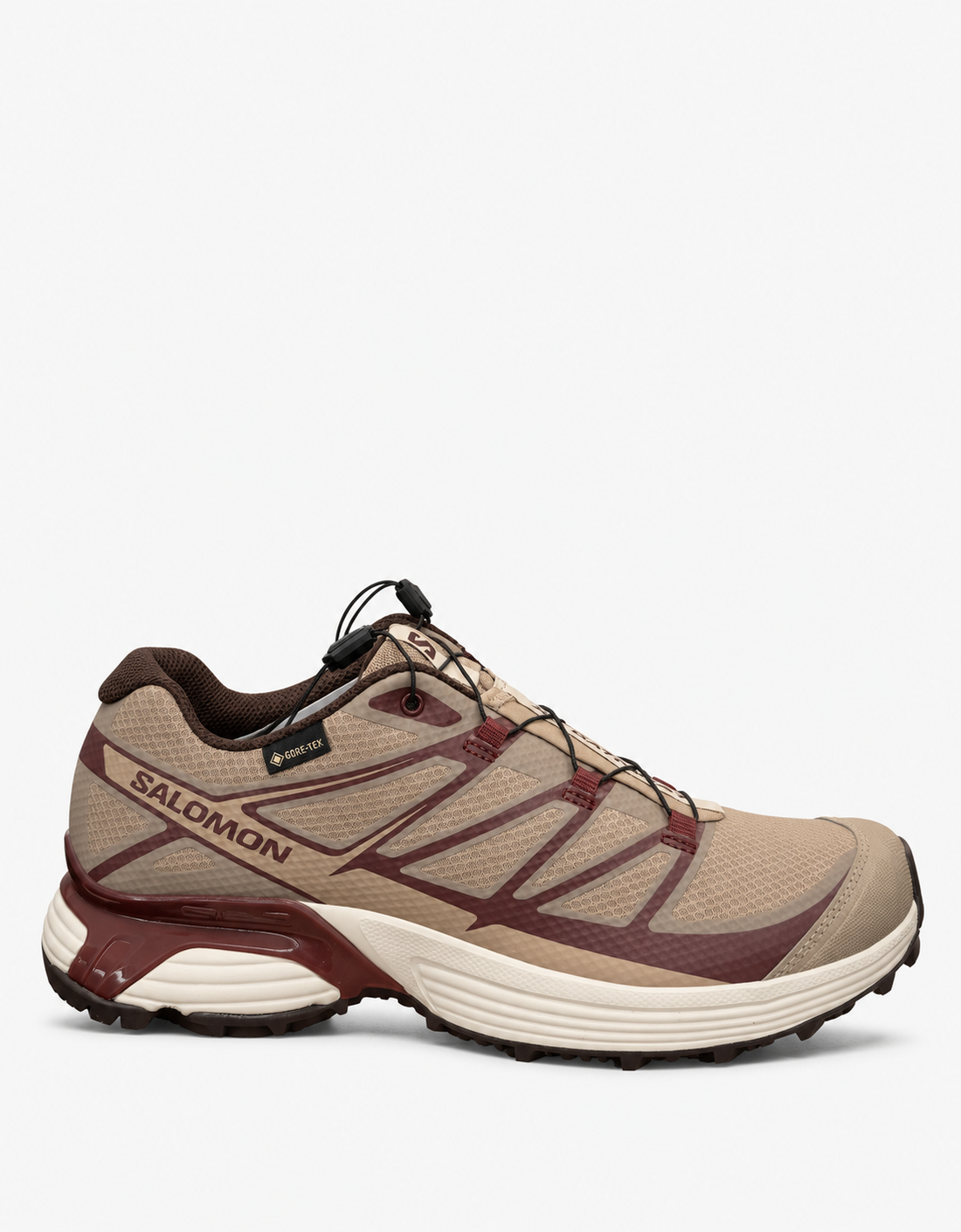 Salomon - XT-PATHWAY GTX (Desert Tan / Bitter Chocolate / Rainy Day) — lateral